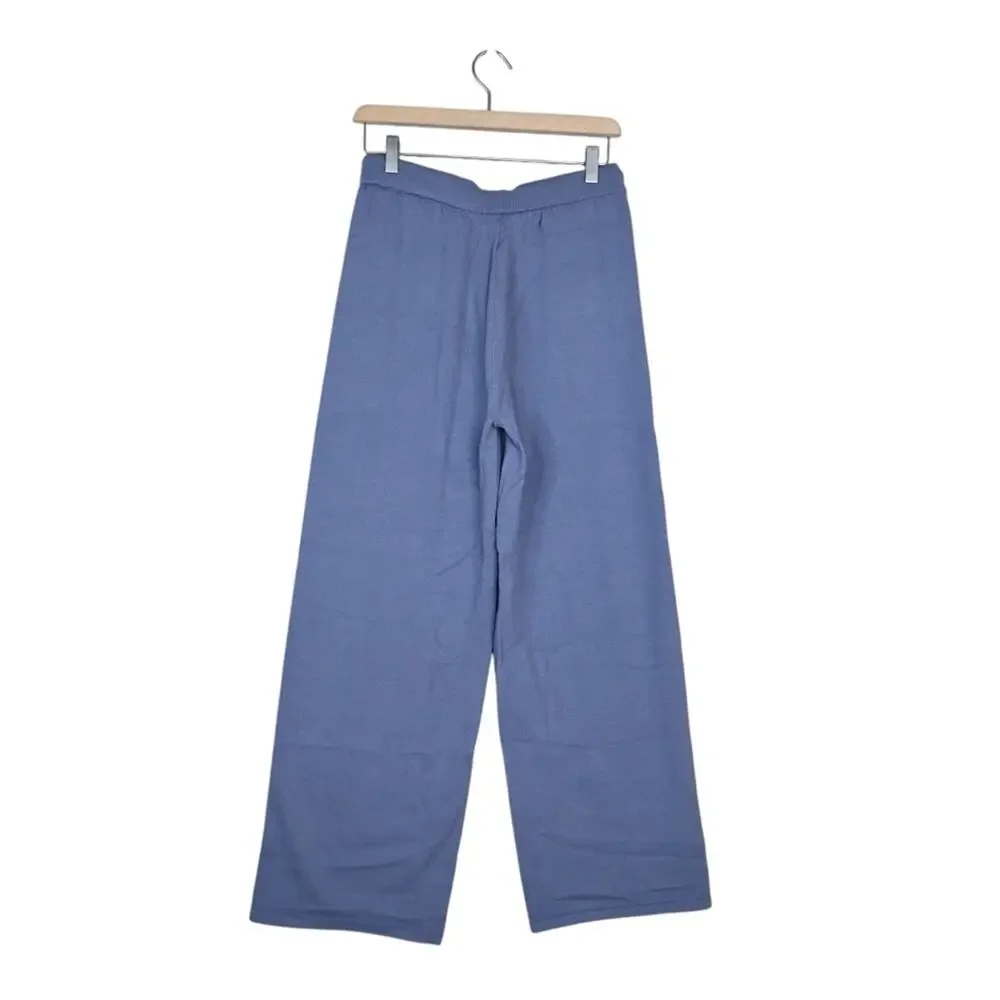 Amazon Womens L Sweater Drawstring Wide Leg Pants NWOT